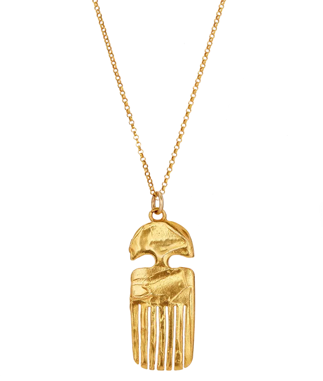 Alighieri The Vanity Comb collier peigne talisman