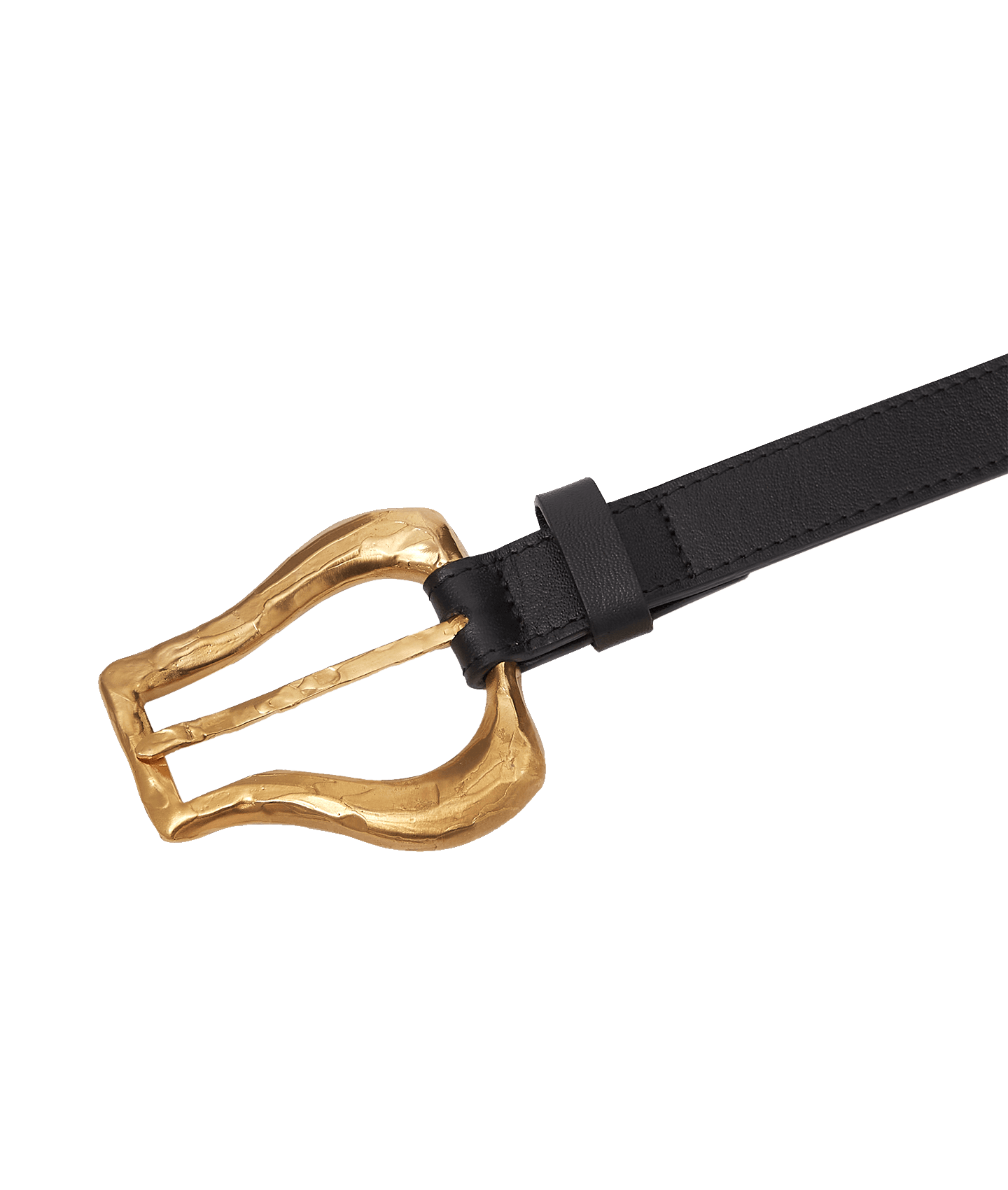 Alighieri Link of Wanderlust ceinture cuir noir S/M