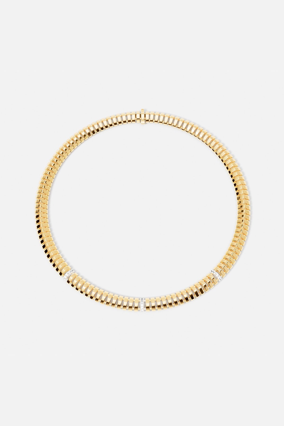 APM Monaco Soleil Rayon collier ras de cou doré 9 mm