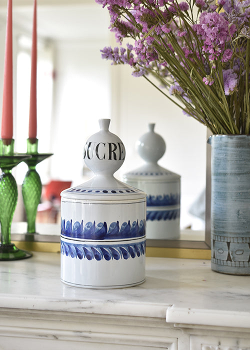 Aimée Aimer Vases Grand Pot Provençal Roger Capron vase faïence bleue