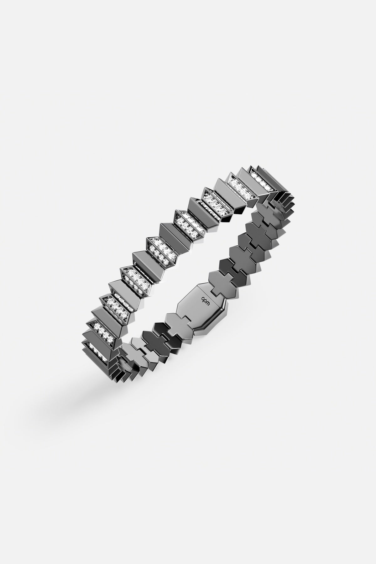 APM Monaco Yacht Club Up and Down bracelet gris taille M