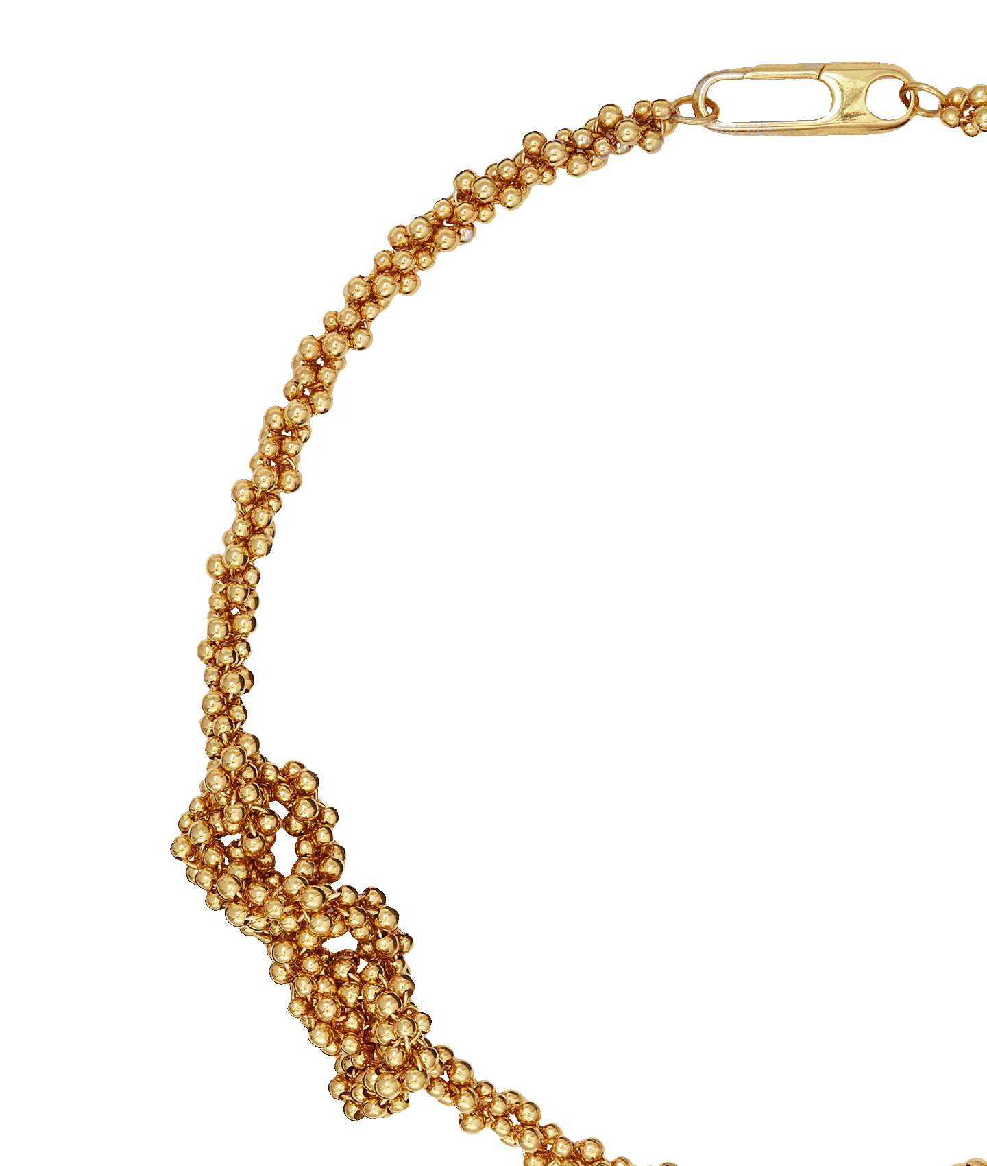 Alighieri Twist of Fate choker collier noeud plaqué or
