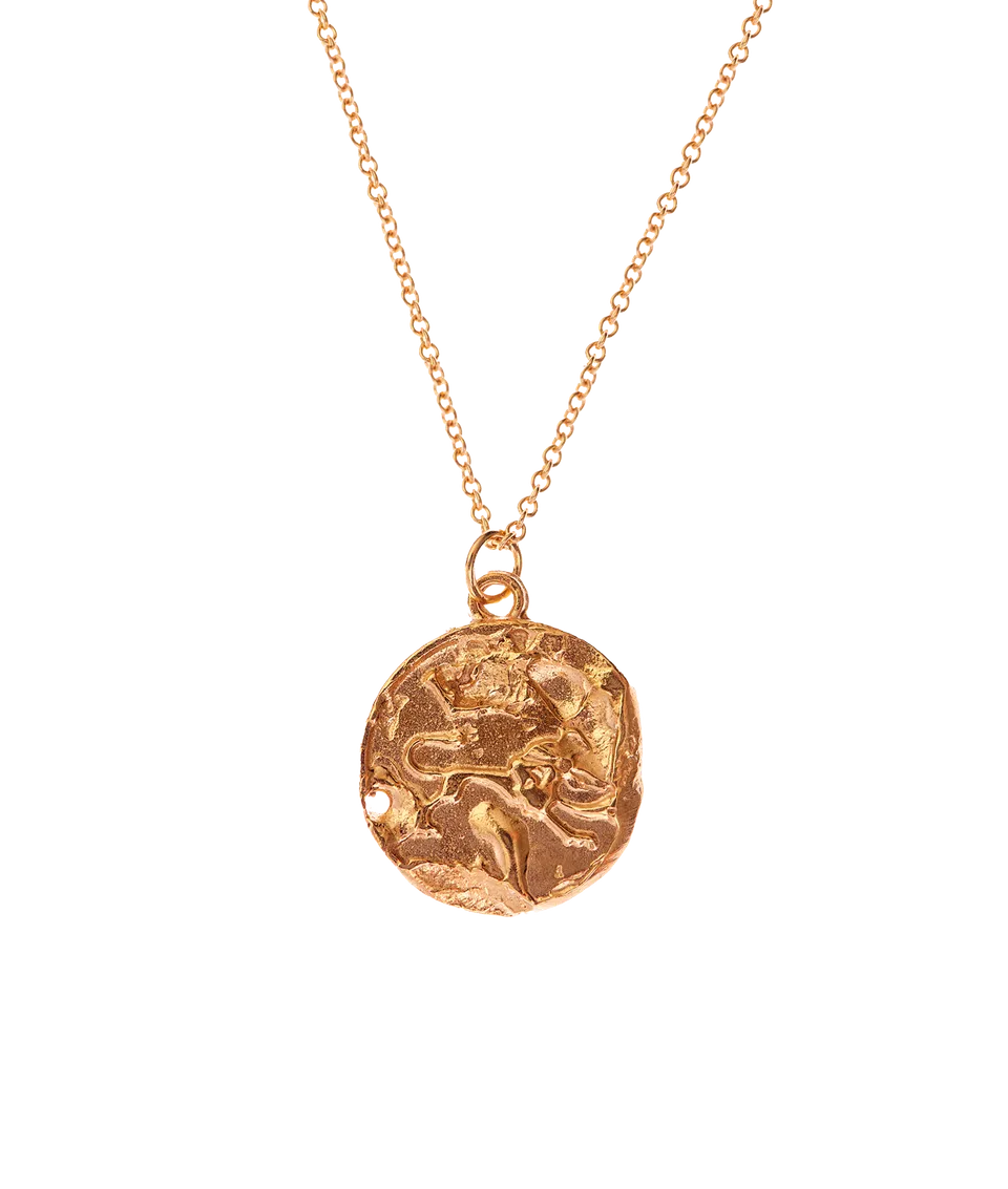 Alighieri The Leo Medallion collier or massif 9 carats lion