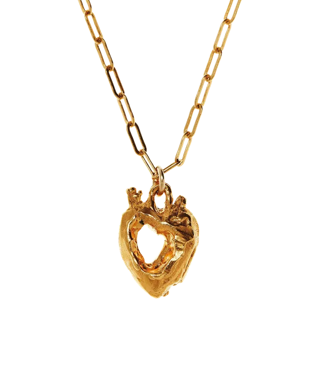 Alighieri The Lovers' Pact Necklace collier médaillon or