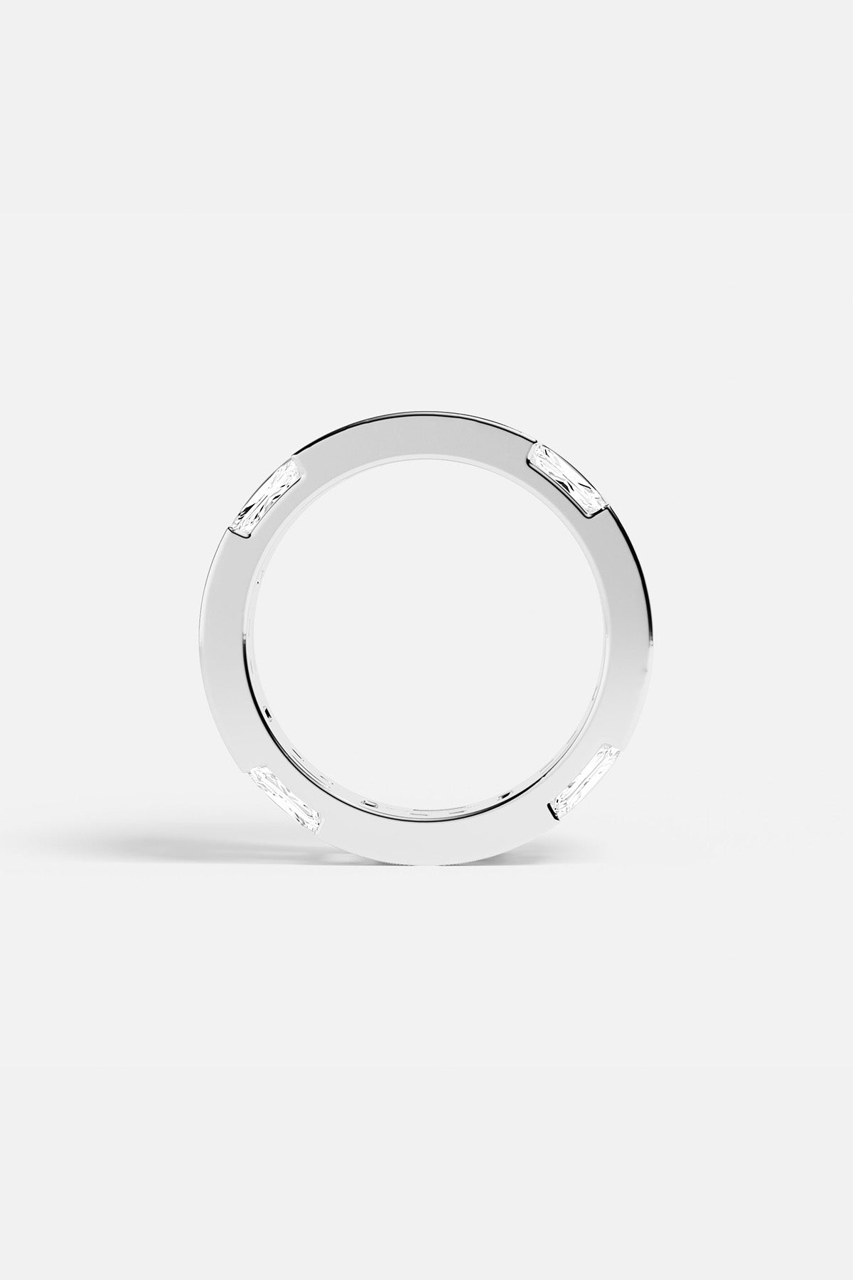APM Monaco Festival Ice bague blanche zircon taille 52