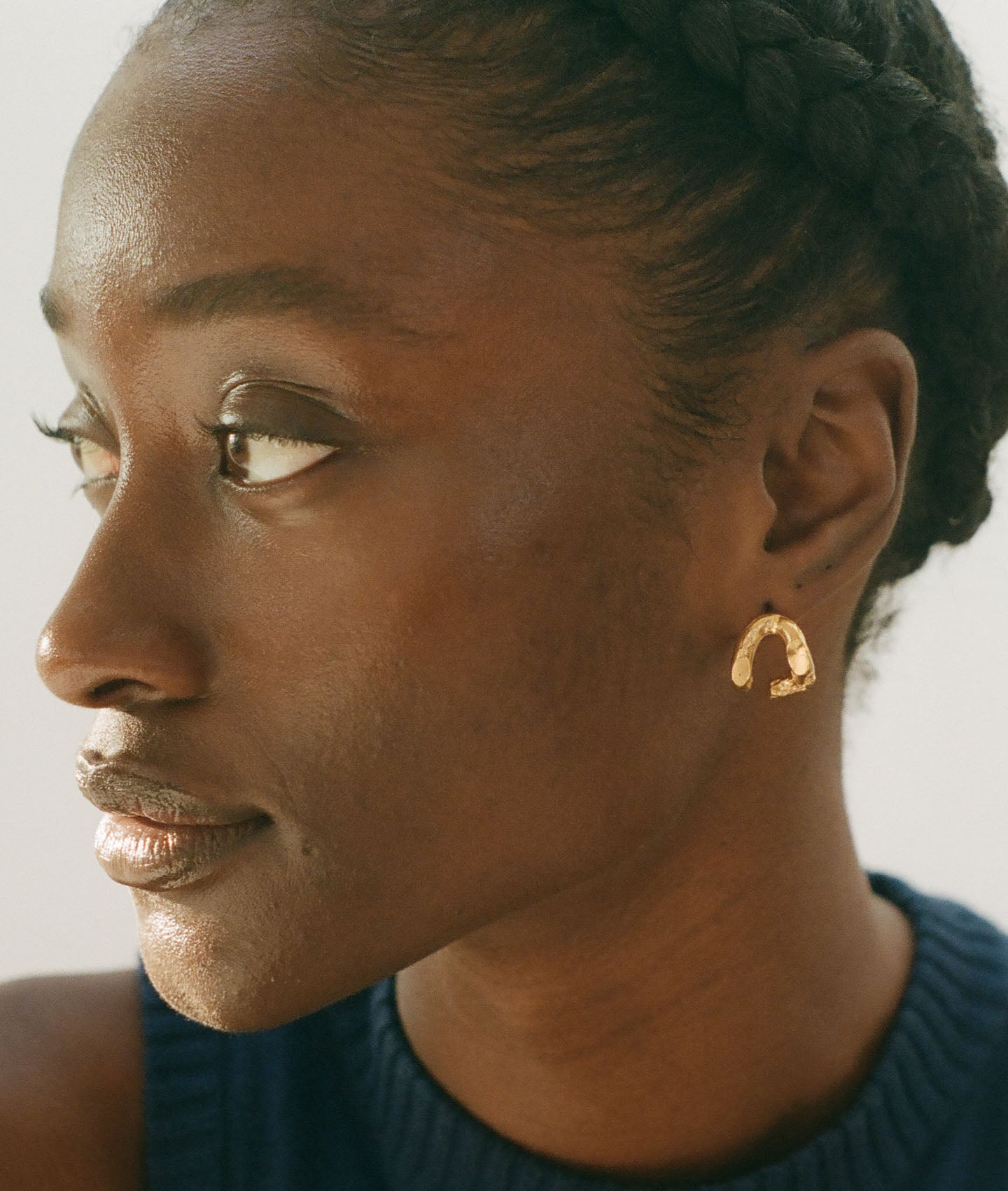 Alighieri The Flashback boucles d’oreilles bronze plaqué or 24kt