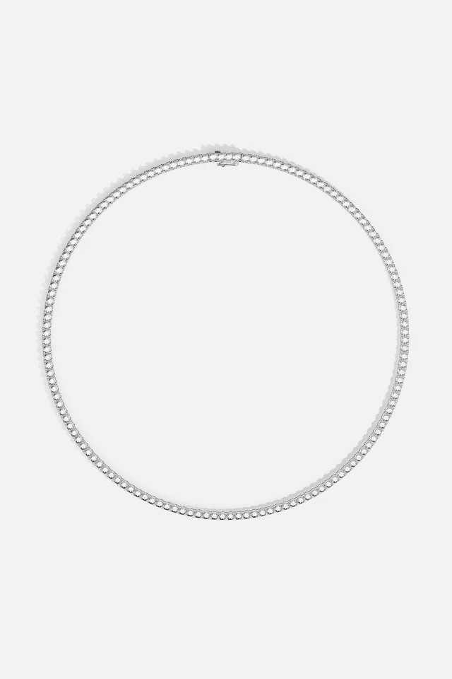 APM Monaco Lumière Tennis collier rivière blanc