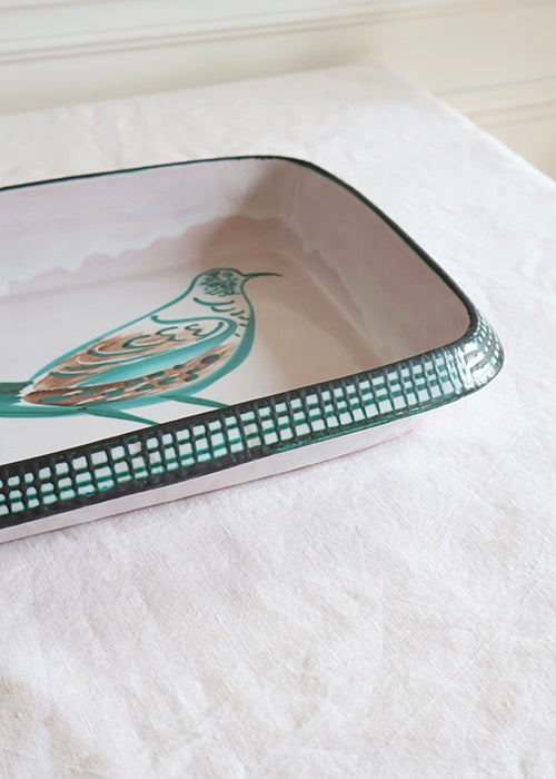 Aimée Aimer Art de la table grand plat Oiseau Robert Picault 32 cm