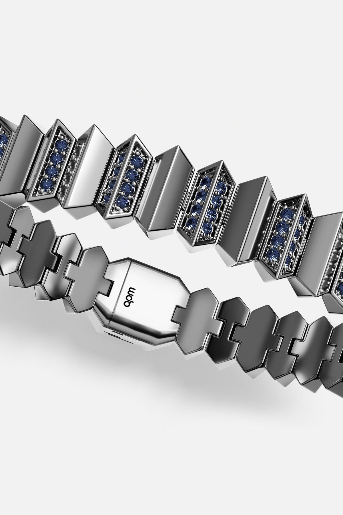APM Monaco Yacht Club Up and Down bracelet gris bleu M