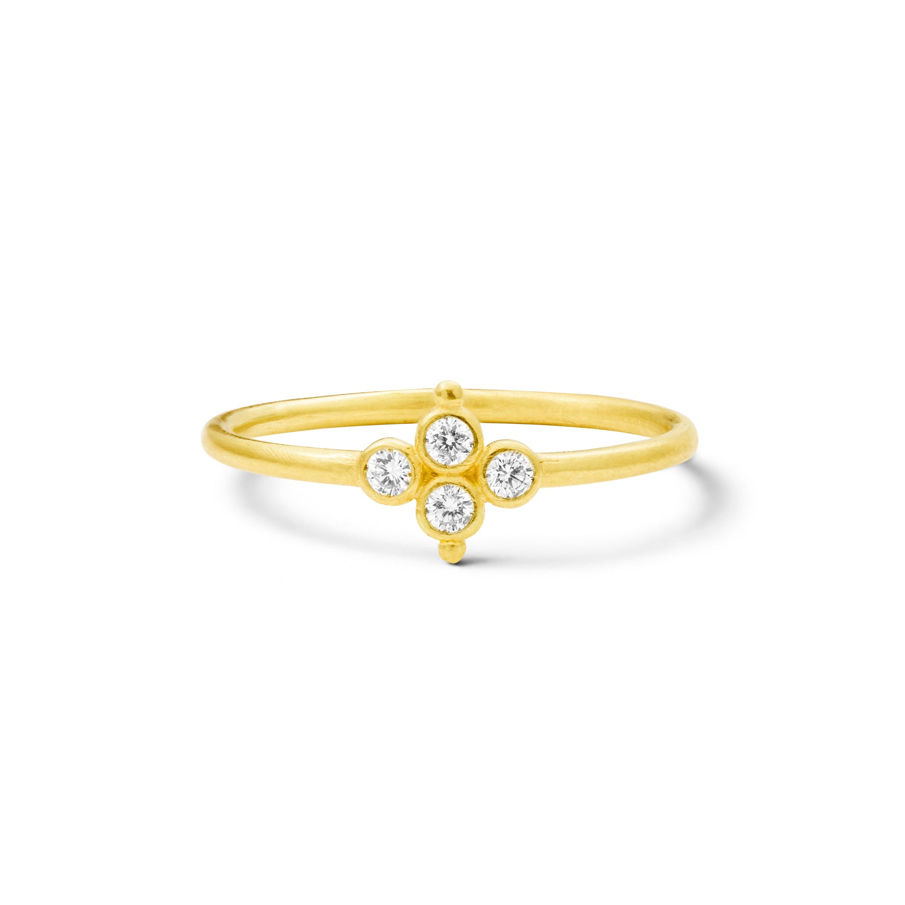 Aimée Aimer Delta bague or jaune diamants taille 52
