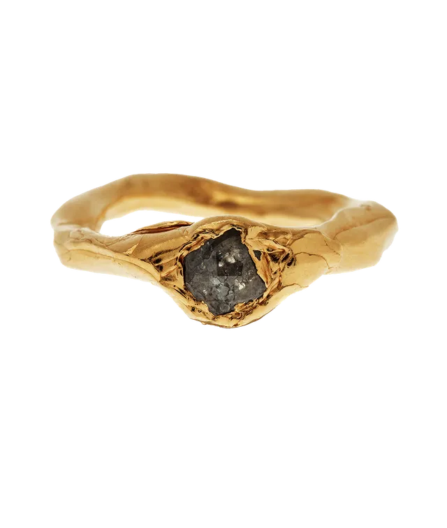 Alighieri The Pensive Whirlpool bague or diamant unique