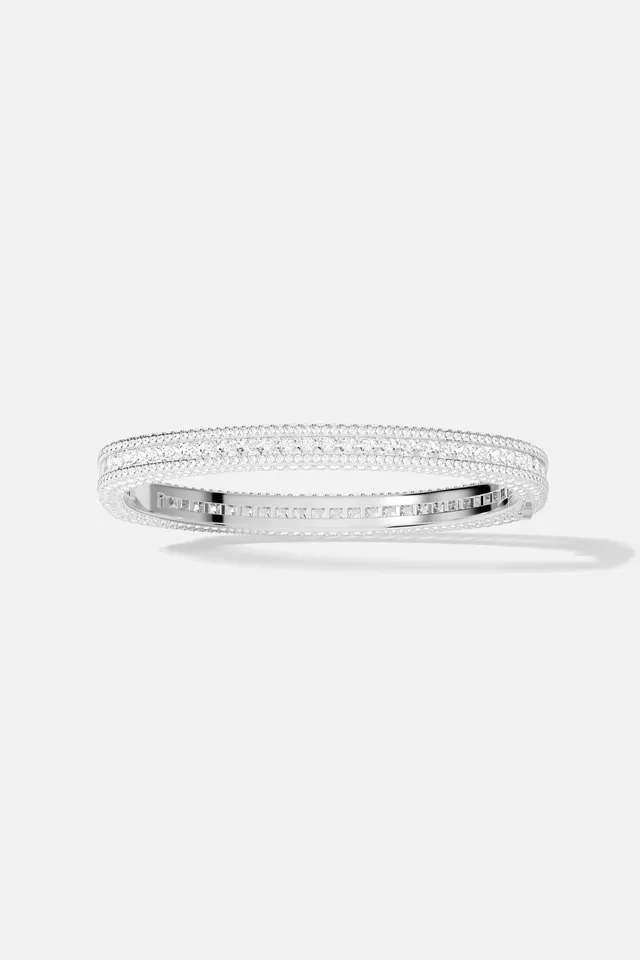 APM Monaco Festival Monaco jonc blanc zircon taille M