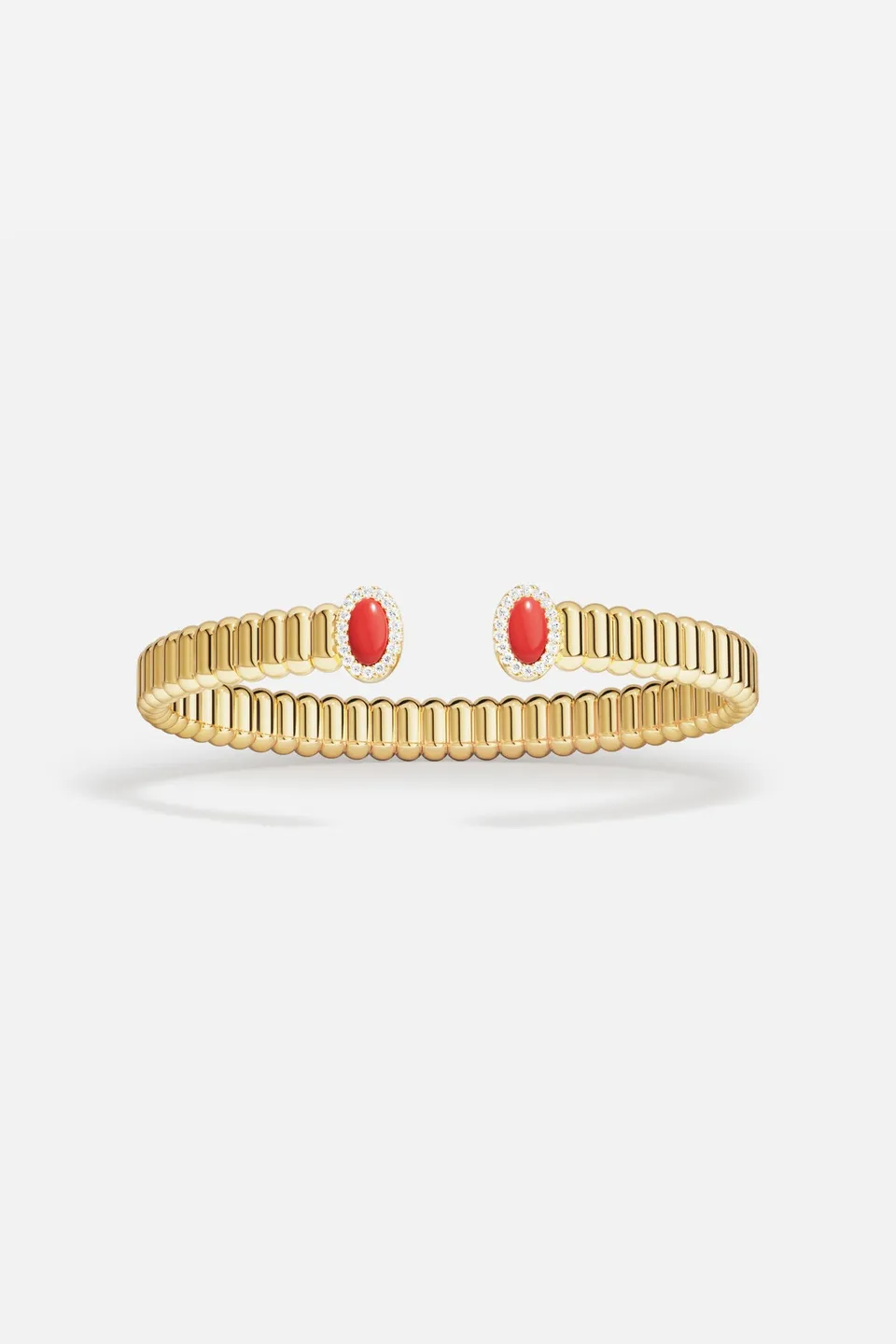 APM Monaco Méditerranée Calanques bracelet corail L 18 cm