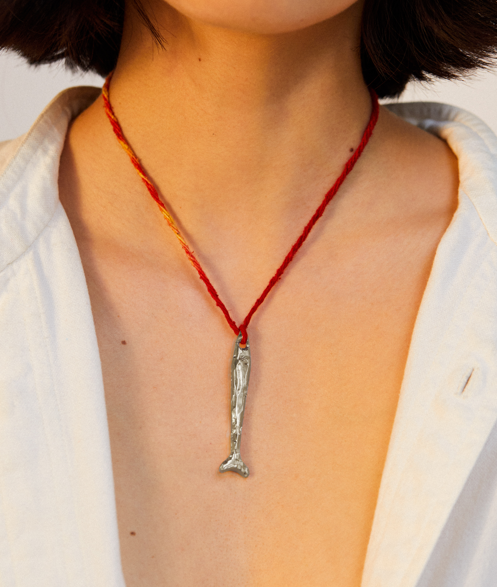 Alighieri Catch of the Day collier poisson argent