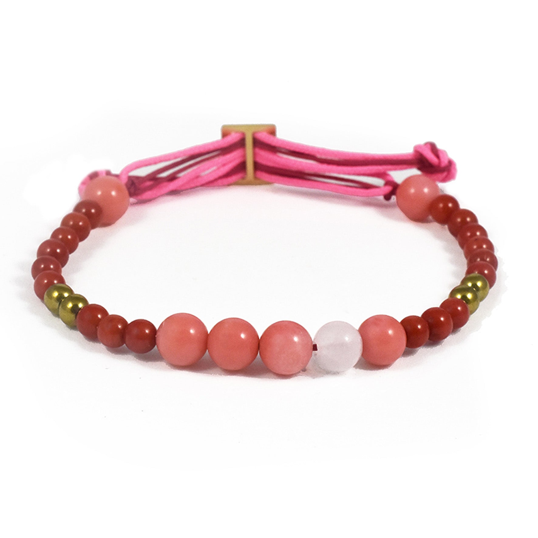 Aimée Aimer Bel Aloha Bracelet Aloha Perlé Or jaune corail