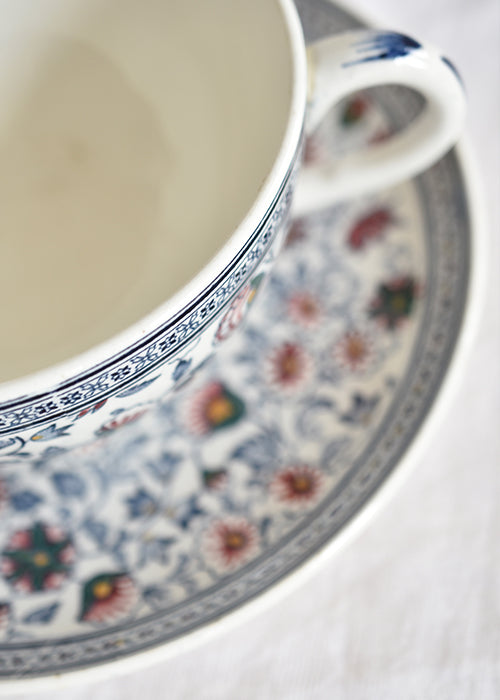 Aimée Aimer Art de la table tasses Gien Cachemire paire