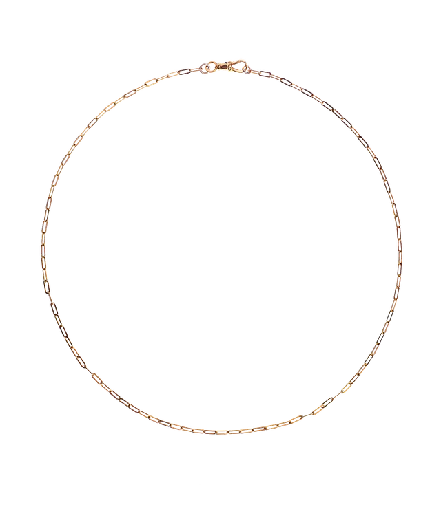 Alighieri The Dante Chain collier chaîne bronze doré
