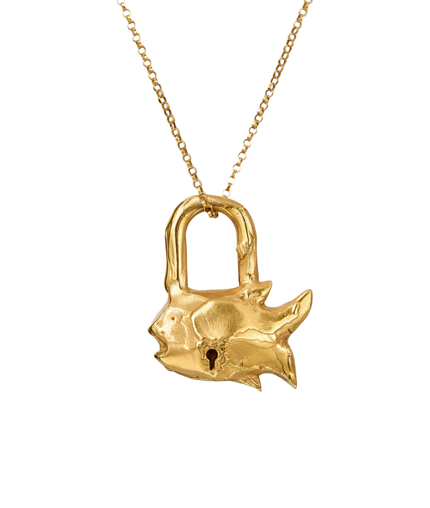 Alighieri A Life Unlocked collier chaîne dorée poisson