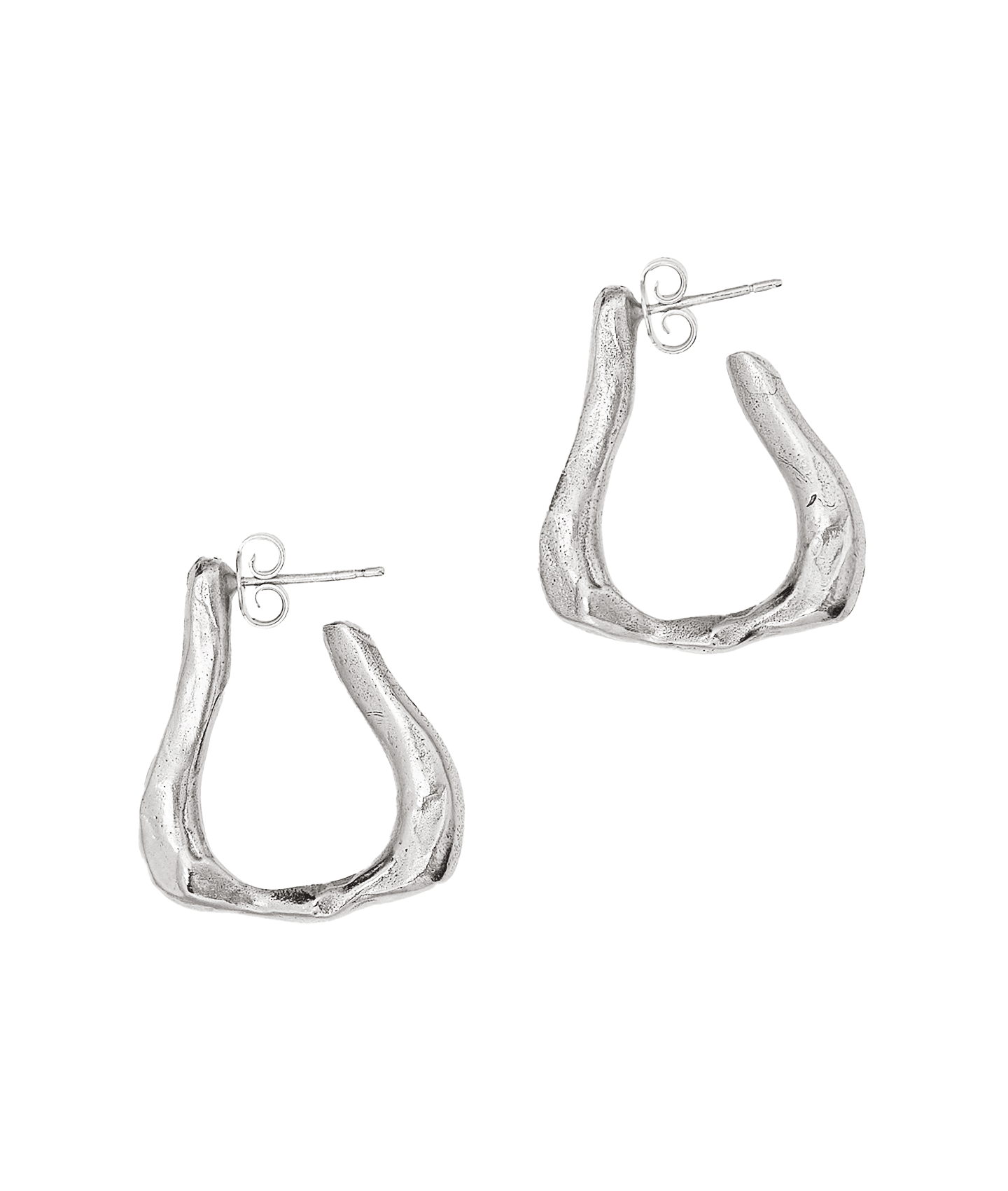 Alighieri Link Wanderlust créoles argent sterling recyclé