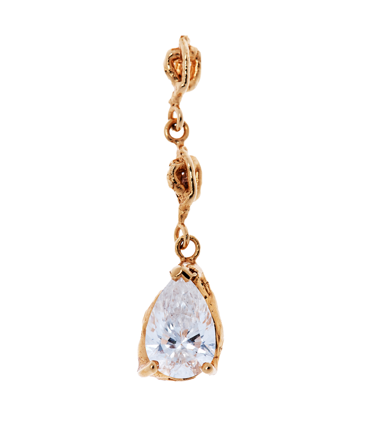 Alighieri The Teardrop of Clarity boucle d’oreille diamant or 9kt
