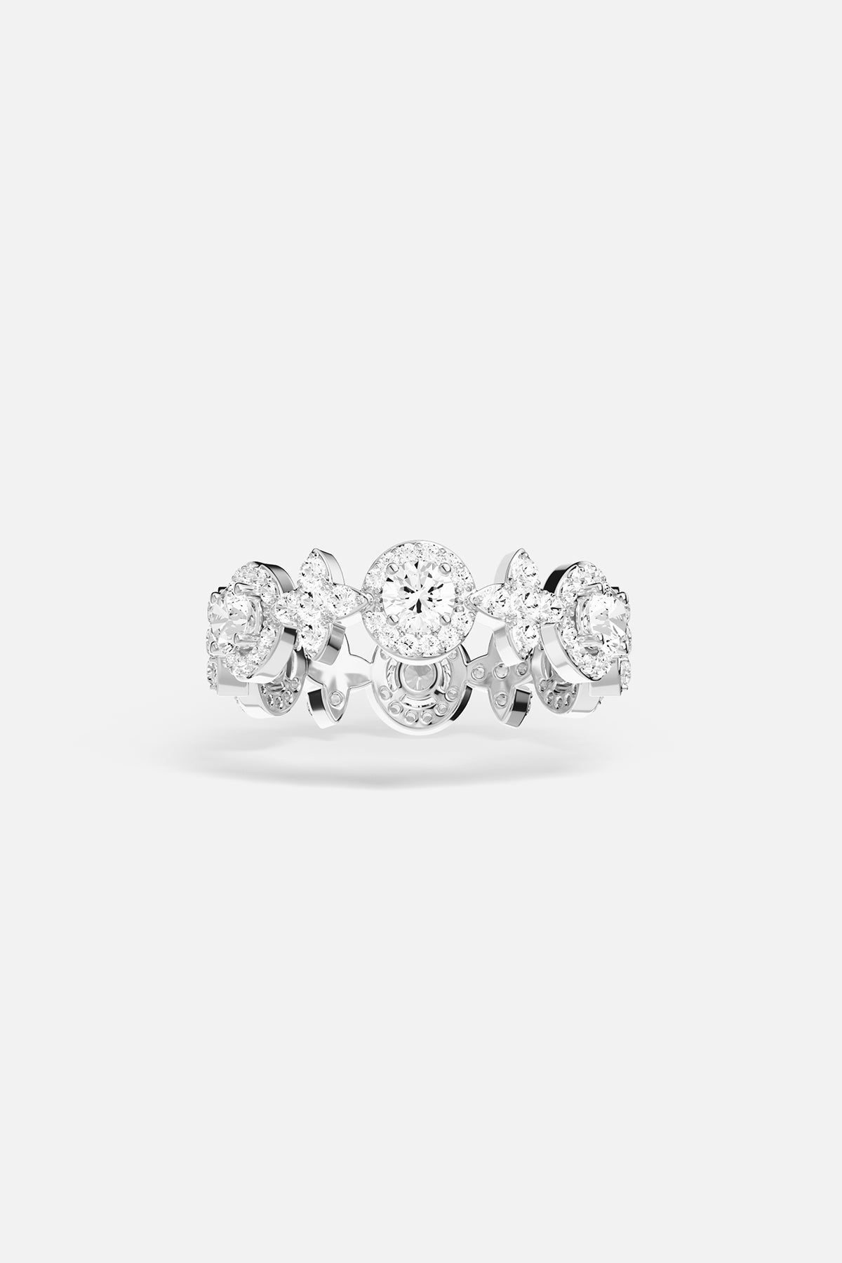 APM Monaco Météorites bague glamour argentée taille 52