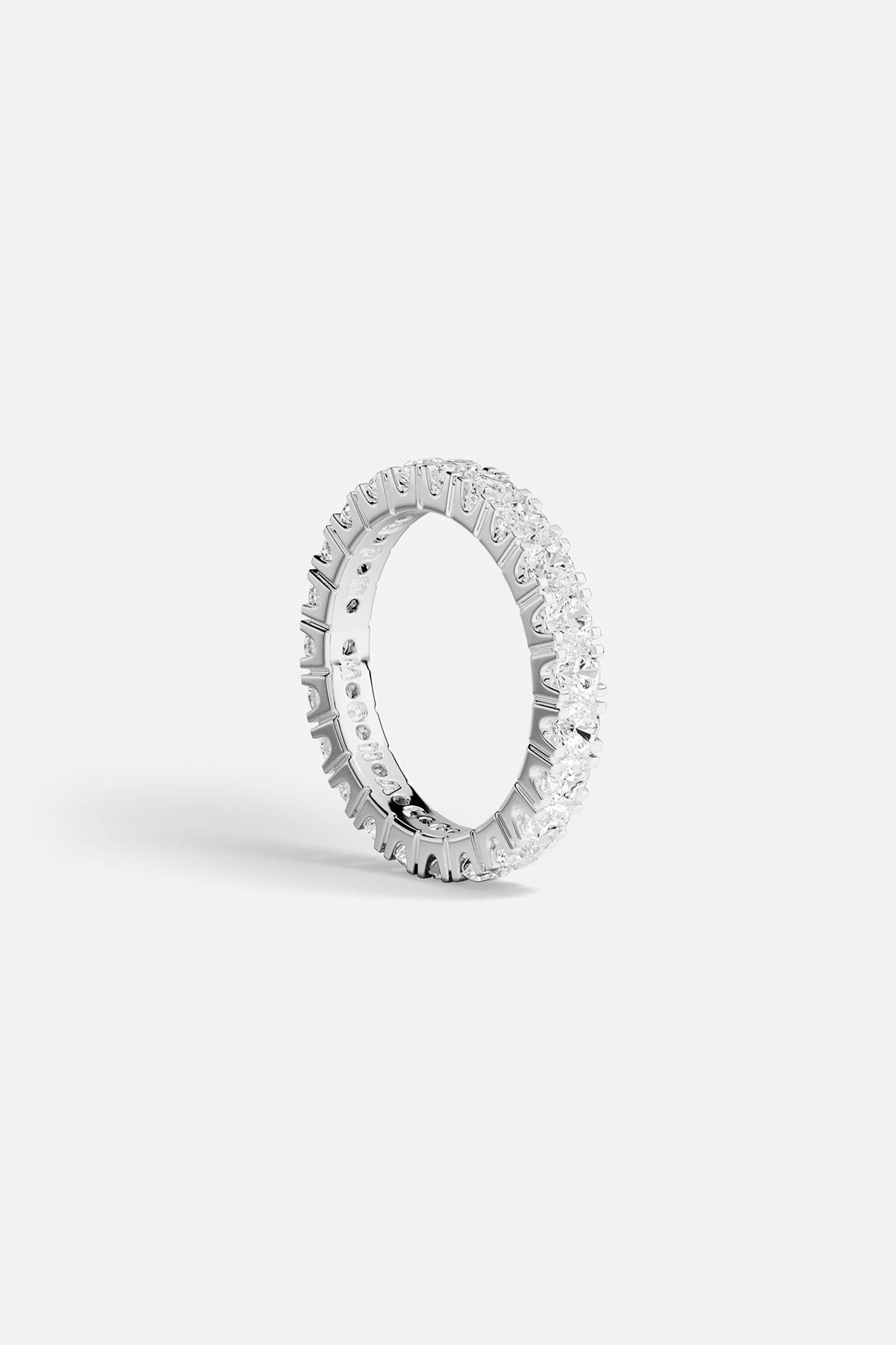 APM Monaco Lumière Tennis bague blanche zirconia taille 52