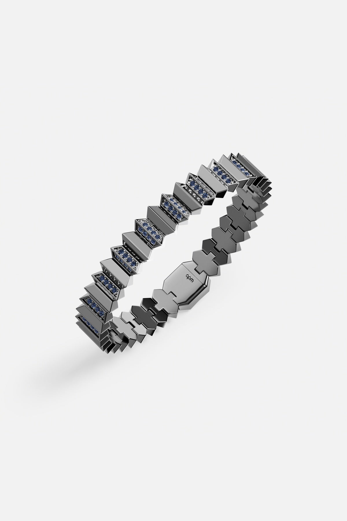 APM Monaco Yacht Club Up and Down bracelet gris bleu M