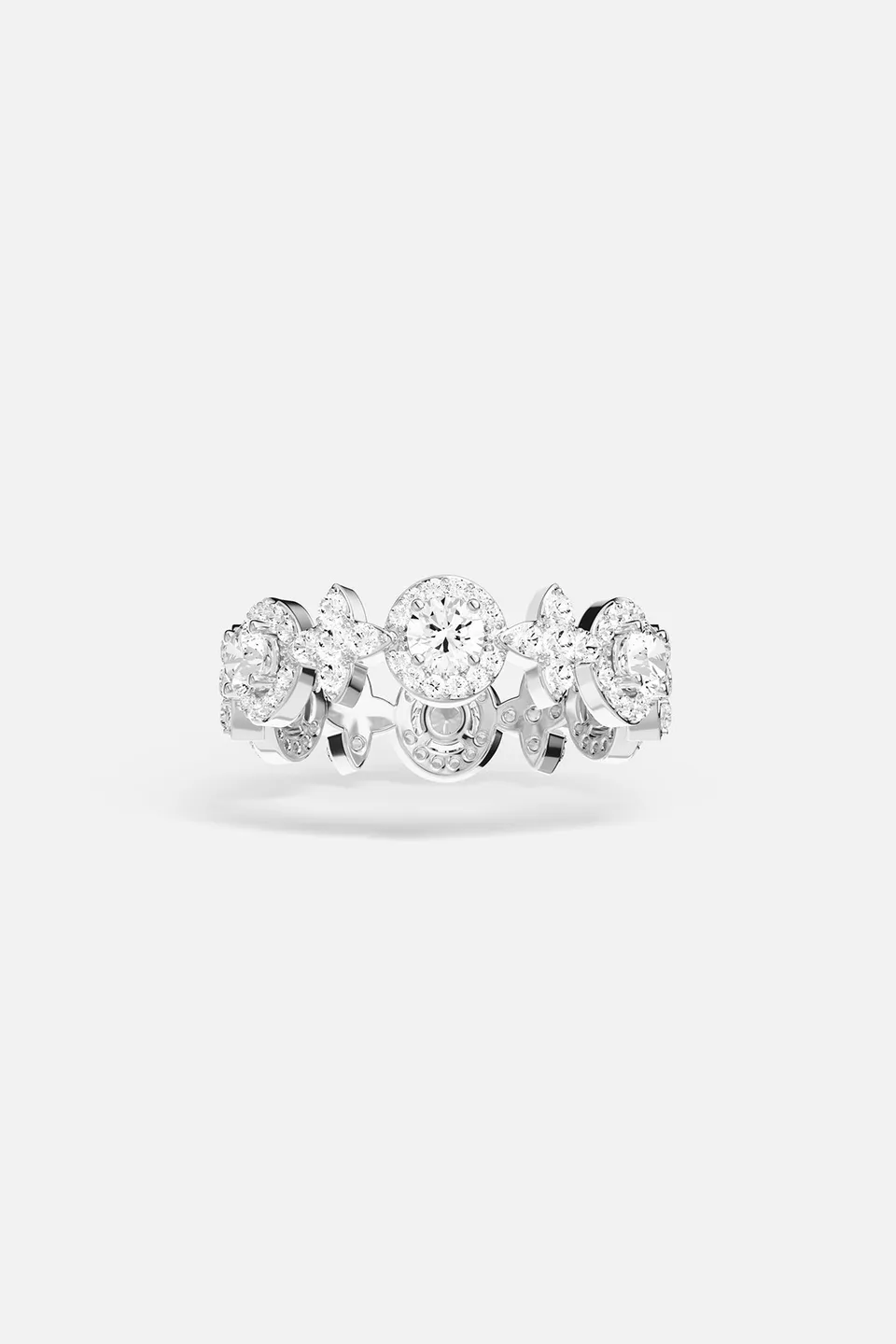 APM Monaco Météorites bague glamour argentée taille 52
