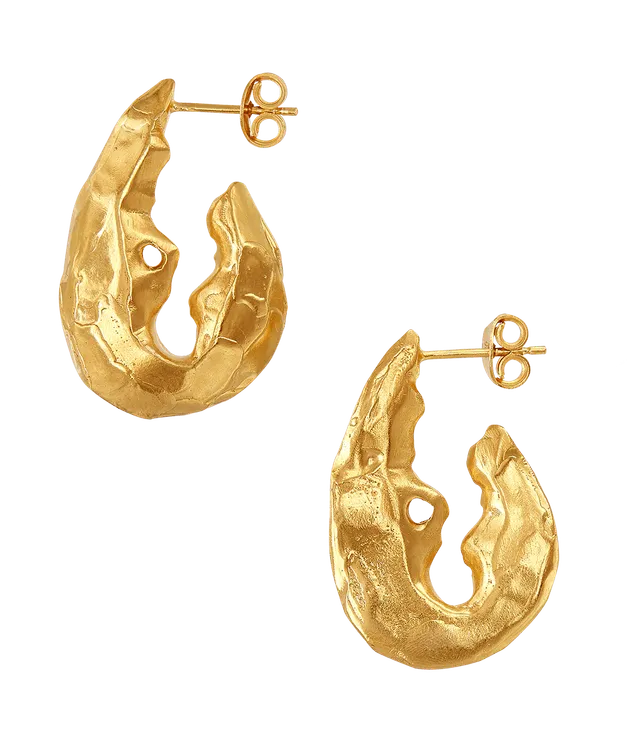 Alighieri Gilded Crustacean créoles dorées crabe