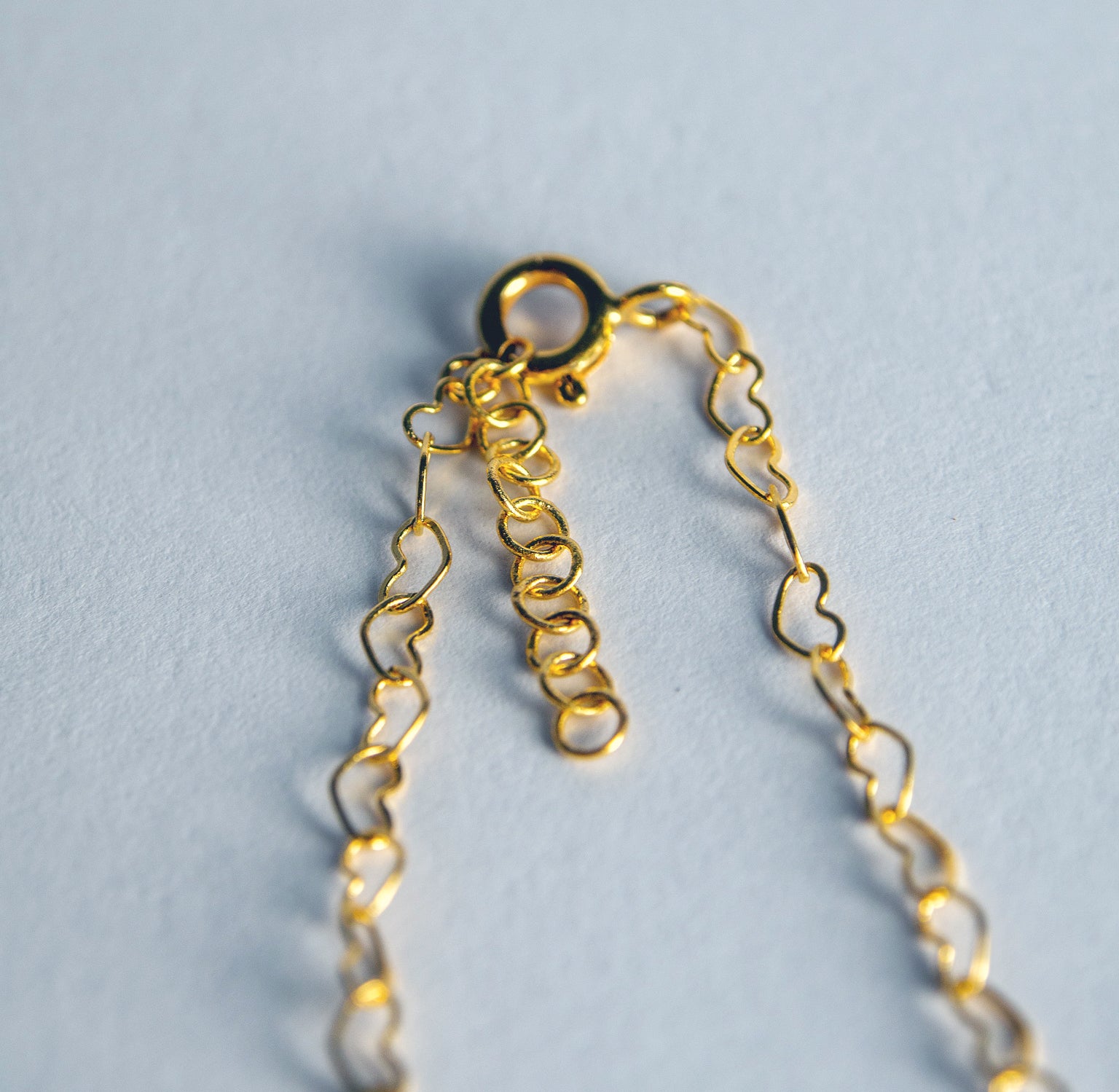 Adorabili Cœur Enlacés collier doré 36 cm or fin