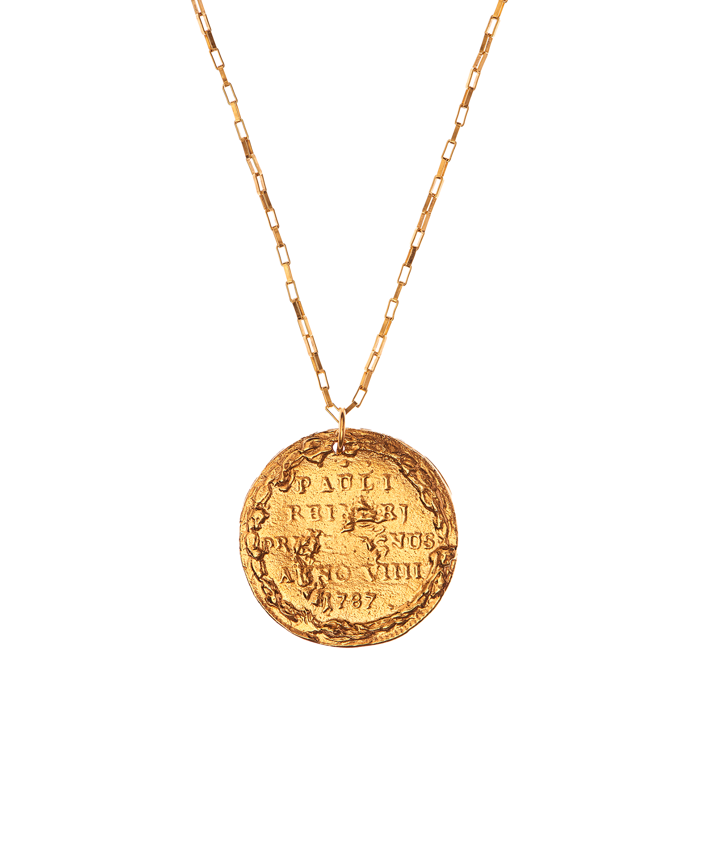 Alighieri Il Leone Medallion collier plaqué or