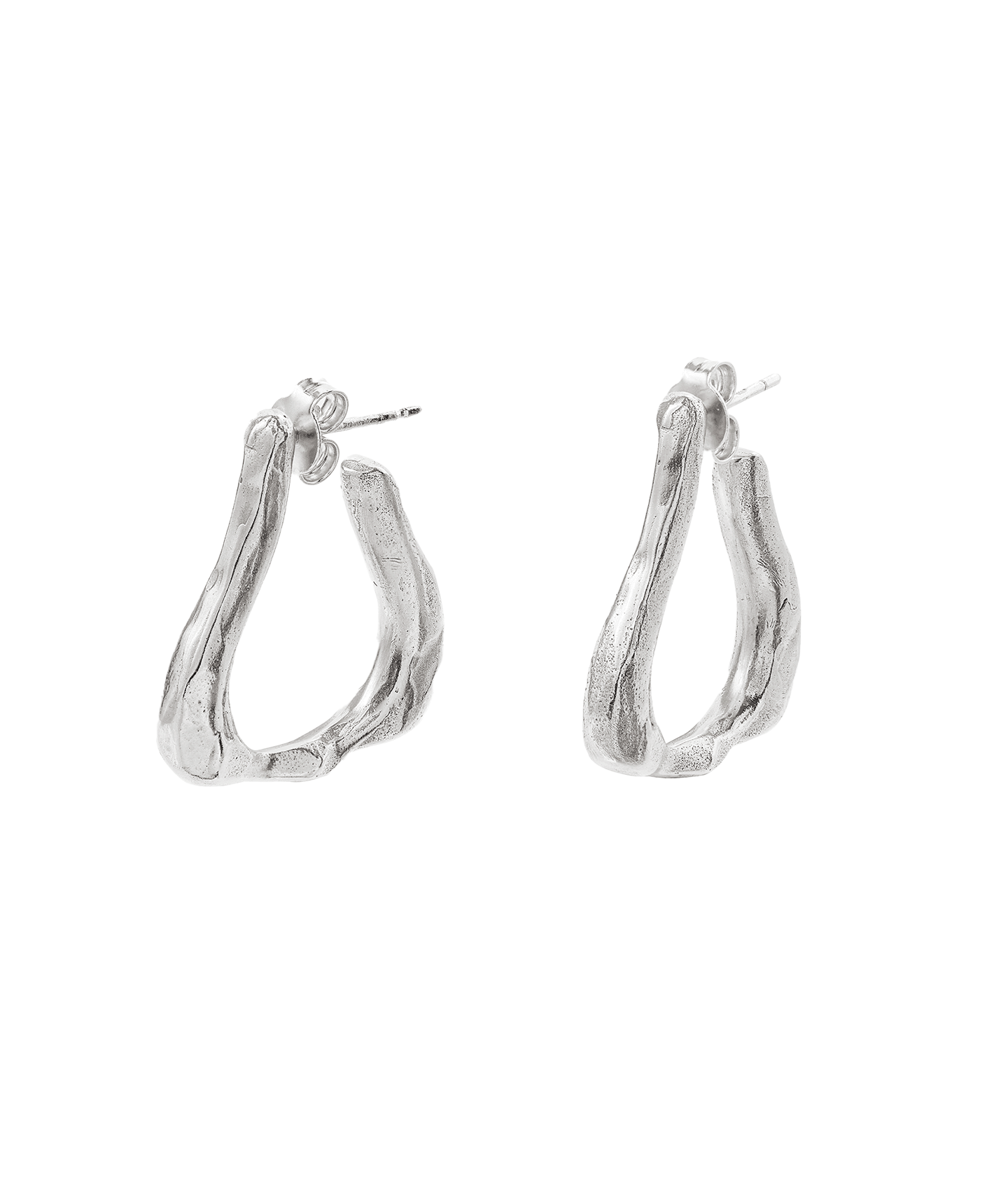 Alighieri Link Wanderlust créoles argent sterling recyclé