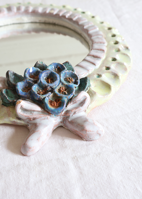 Aimée Aimer Objets Miroir Fleurs des champs Jeanne Champillou 30 cm