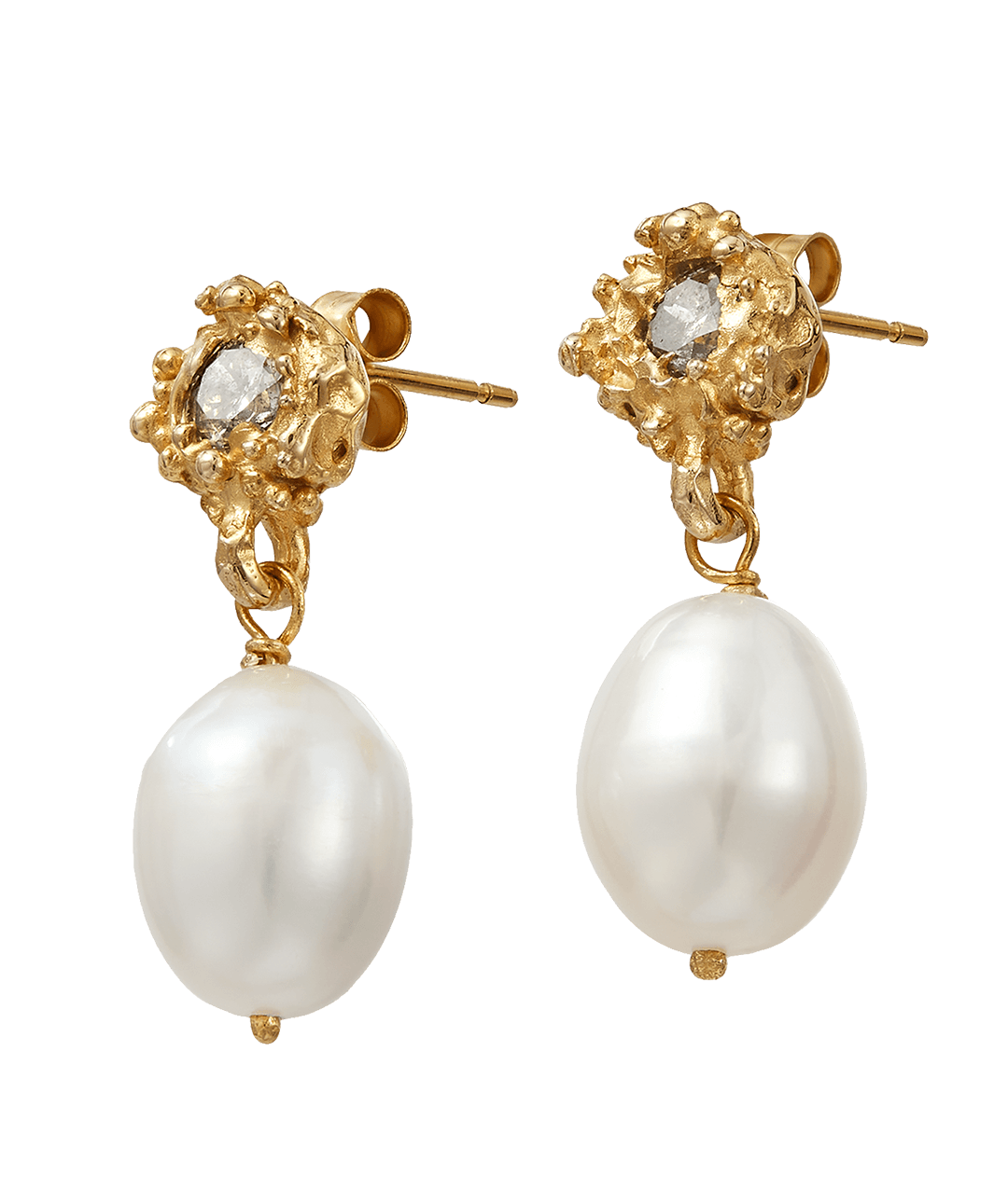 Alighieri Diamond Spark boucles d'oreilles or 9 carats diamant