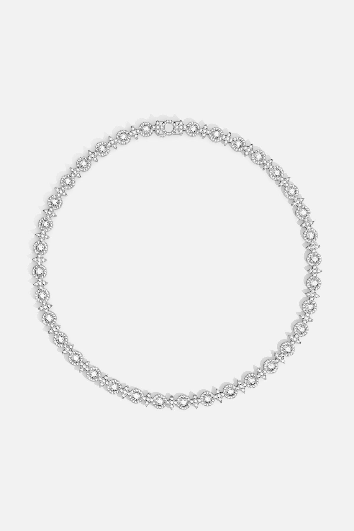 APM Monaco Météorites Glamour collier choker blanc zircones