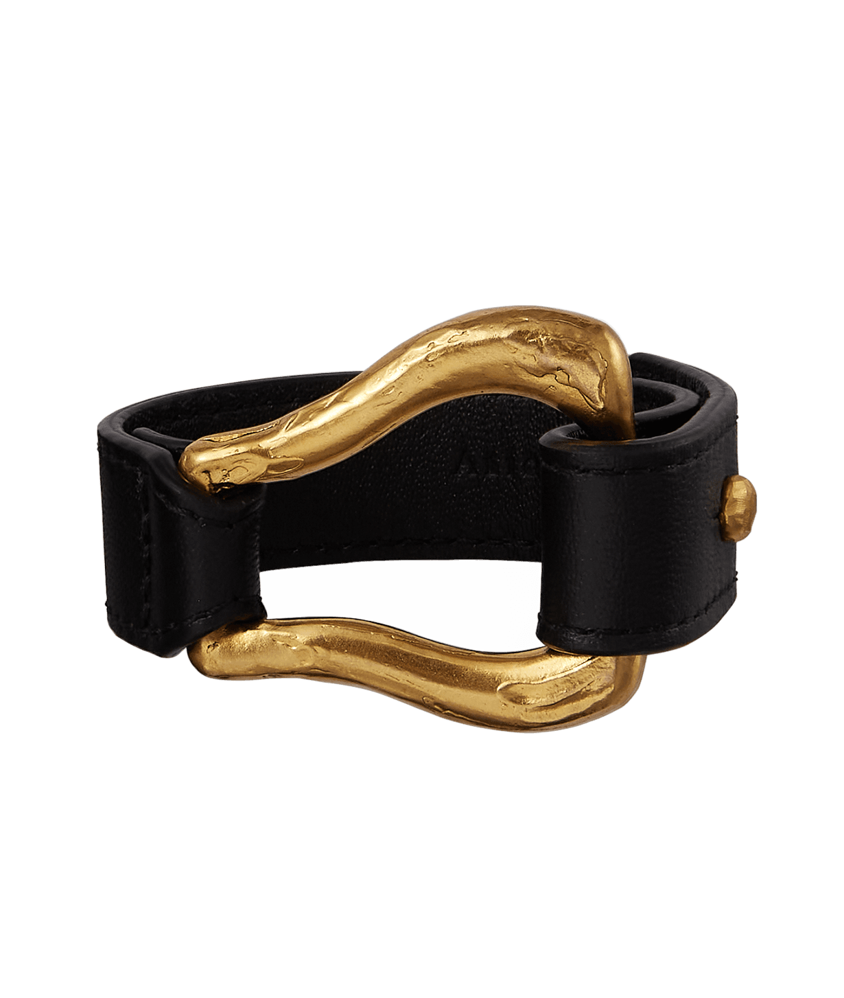 Alighieri Link of Wanderlust manchette cuir noir S/M