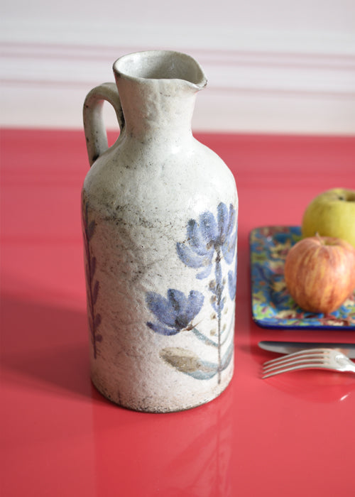 Aimée Aimer Le Mûrier vase pichet céramique bleu 24,5 cm