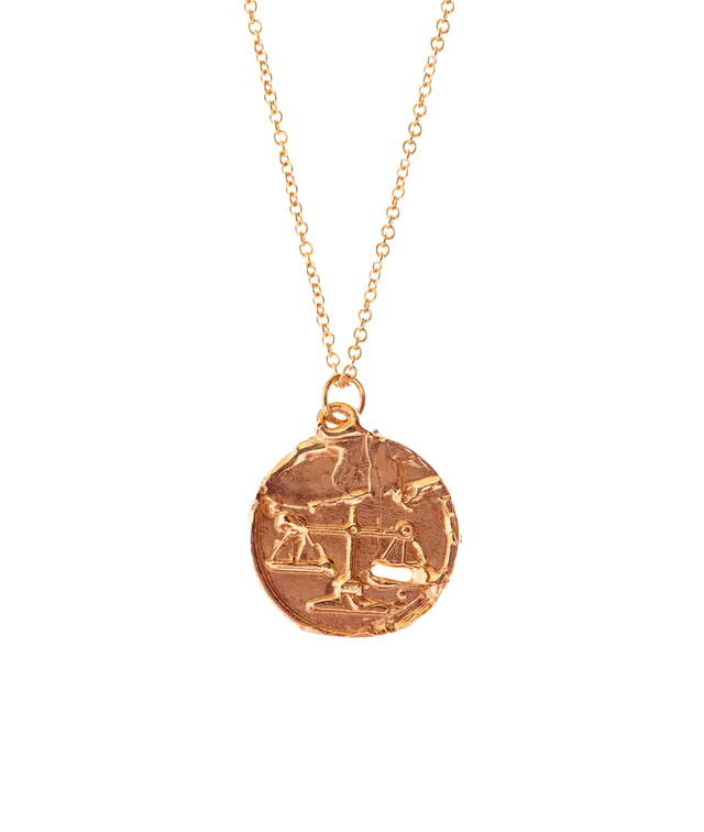 Alighieri The Libra Medallion collier or 9 carats