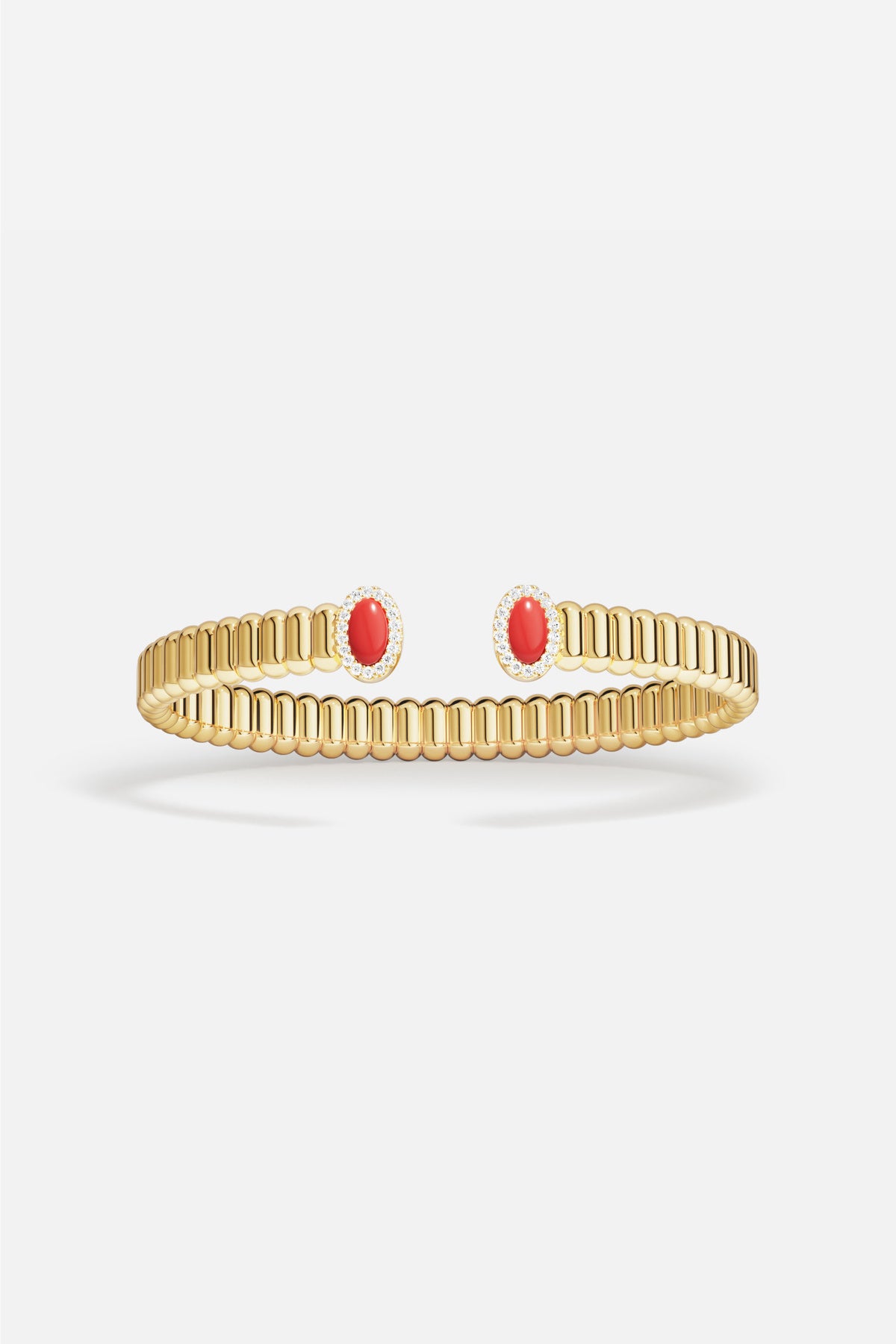 APM Monaco Méditerranée Calanques bracelet corail L 18 cm
