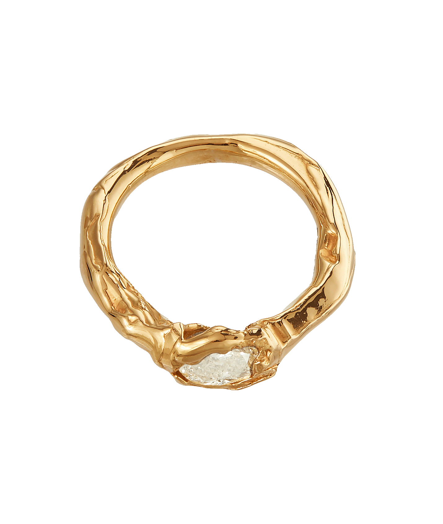 Alighieri Night's Infatuation bague diamant or 9 carats