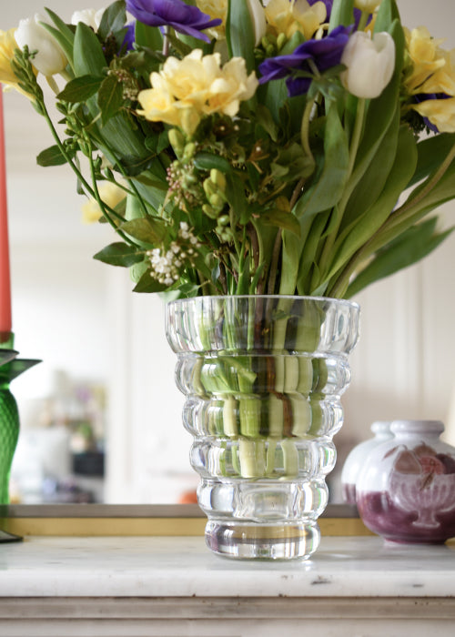 Kosta Boda Sirocco vase cristal 23,5 cm transparent
