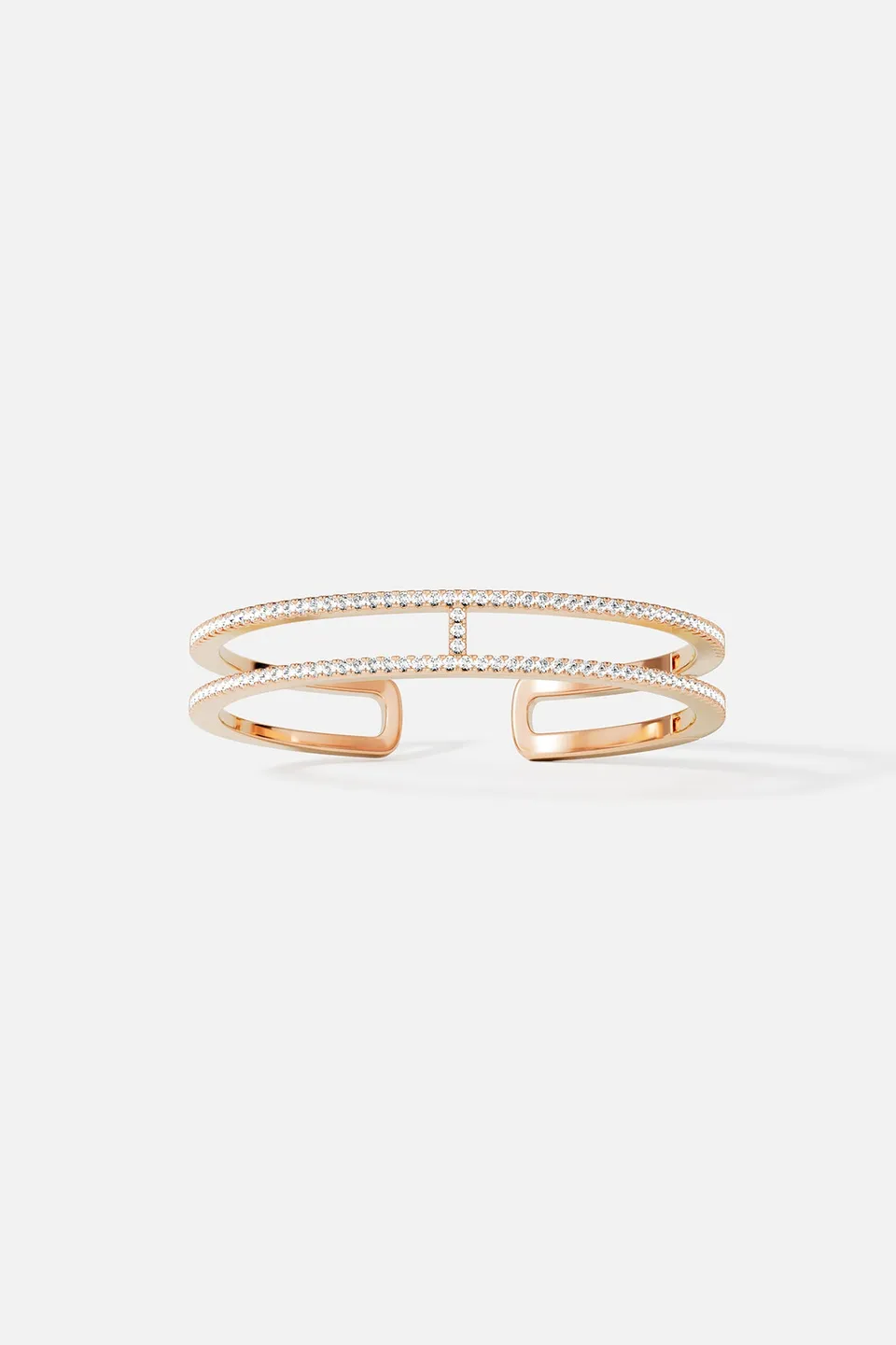 APM Monaco Croisette Cannes jonc or rose M 17 cm