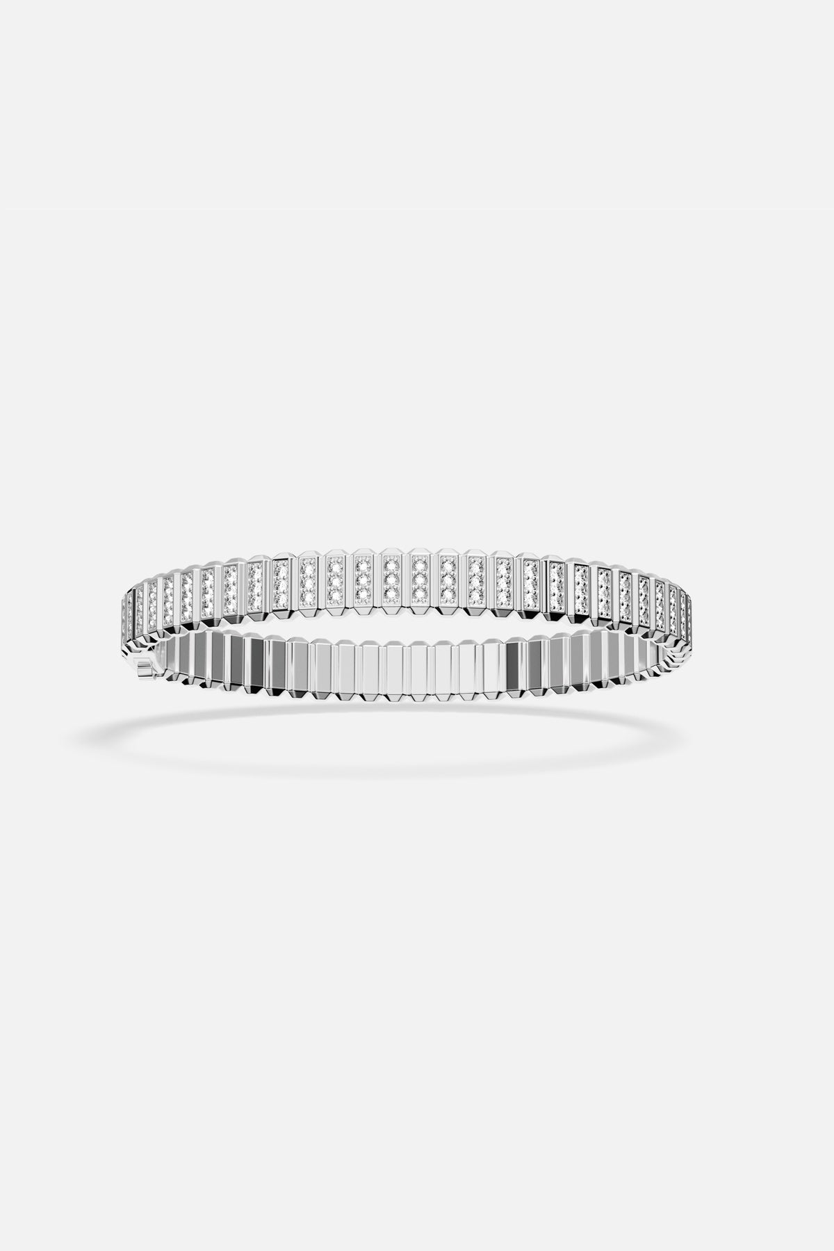 APM Monaco Automne Graphique jonc argent M 16,5 cm
