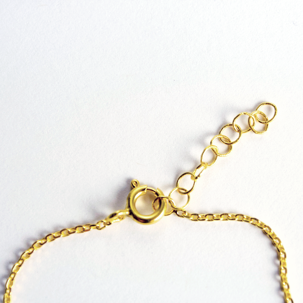 Adorabili Best bracelet enfant Arc-en-ciel or fin 14 cm