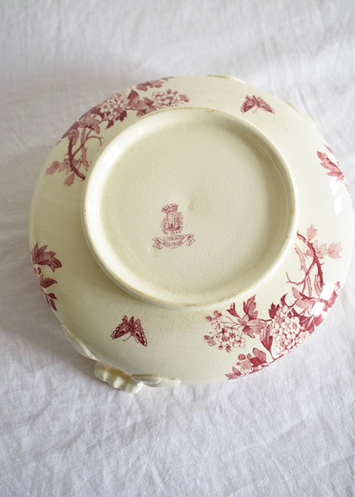 Aimée Aimer Aubépine plat légumier Gien terre de fer