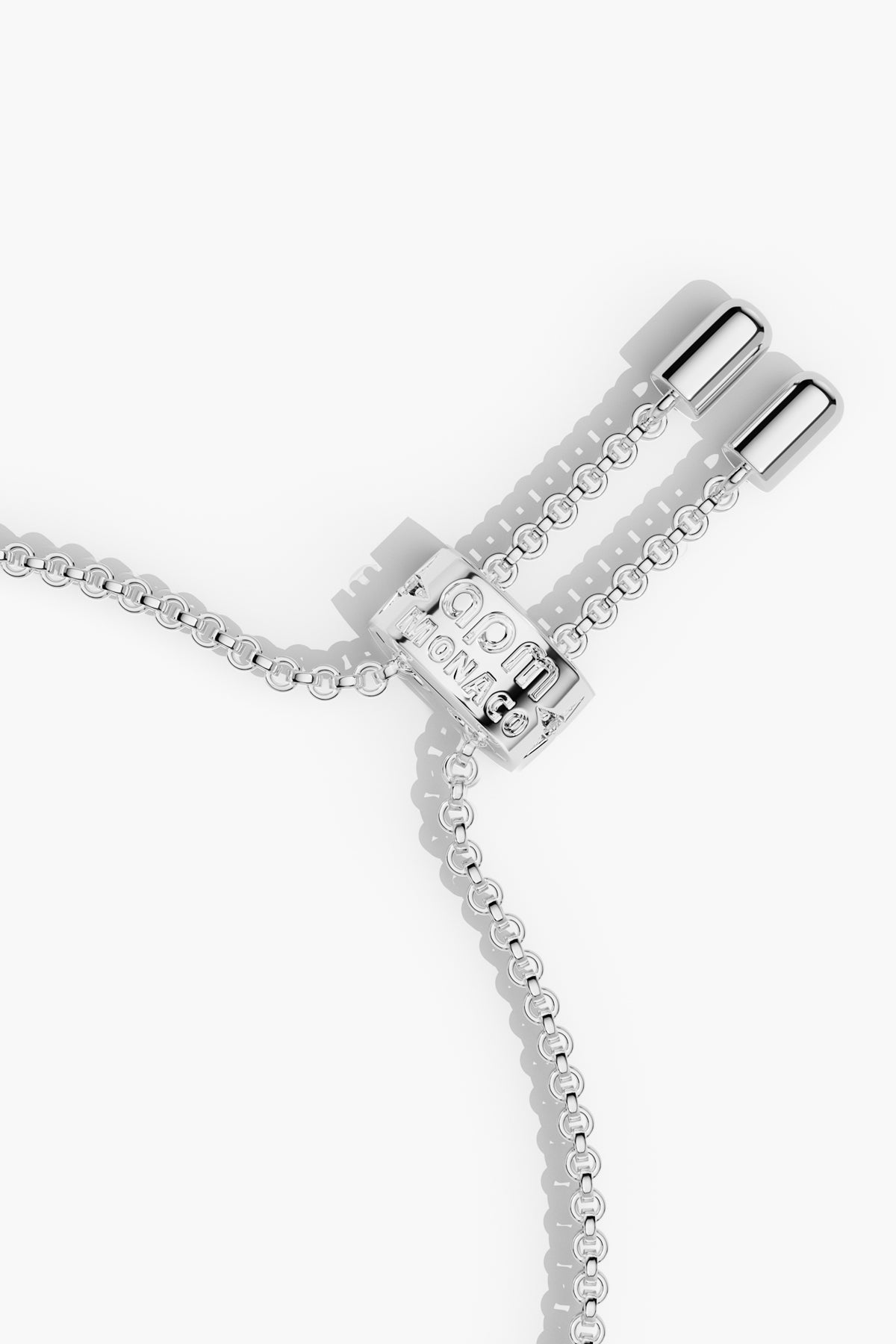 APM Monaco Lumière Papillon bracelet blanc ajustable
