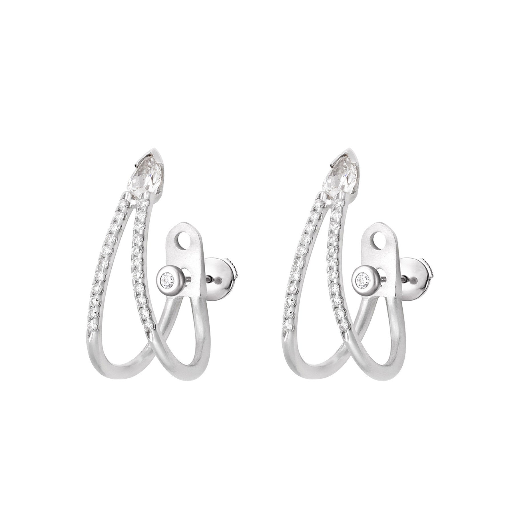 Aimée Aimer SkyLiane boucle or blanc diamants unité