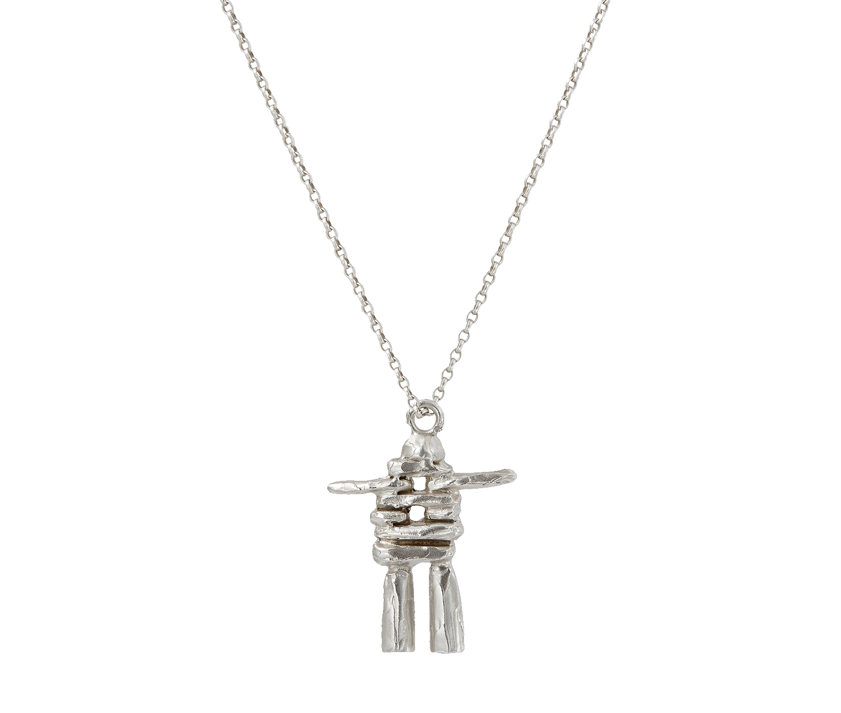 Alighieri The Skeleton of the Self collier argent sterling