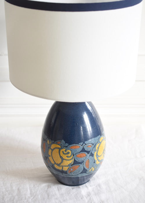 Aimée Aimer Luminaires Lampe Camélia Paul Jacquet céramique bleue