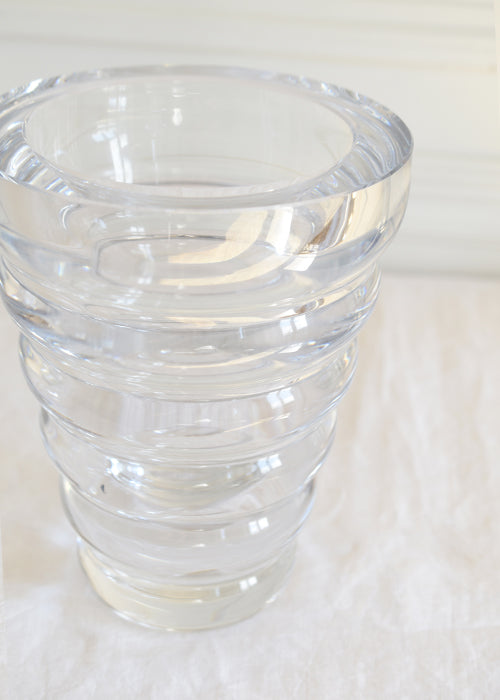 Kosta Boda Sirocco vase cristal 23,5 cm transparent